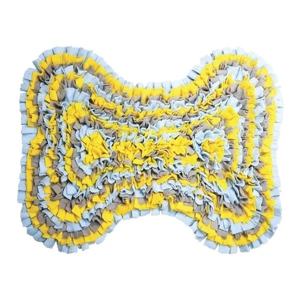 - Dog toy recommendationsSnuffle Mat Happy Pet Fluffle Rummaging Bone
