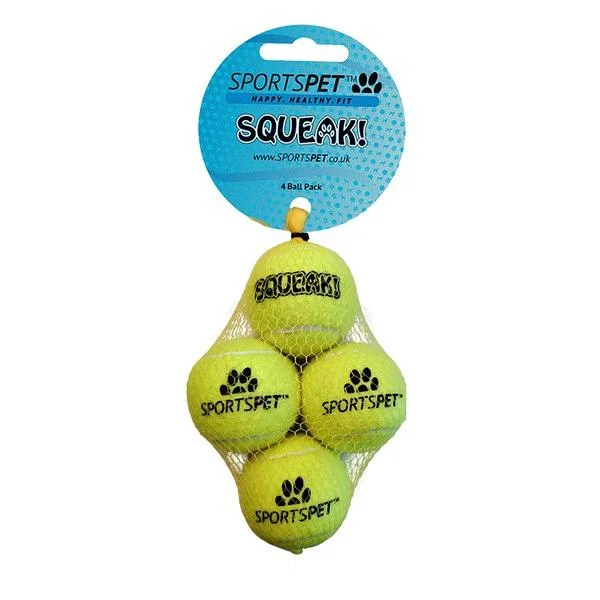 - Brand XX pet toy recommendationsSPORTSPET Mini Tennis Balls with Squeaker Pack of 4 - Brand XX pet toy recommendationsSPORTSPET Mini Tennis Balls with Squeaker Pack of 4