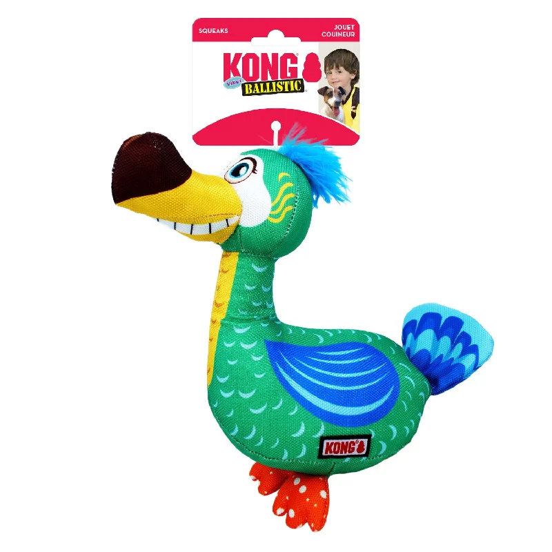 - Travel pet toy recommendationsKONG Ballistic Vibez Birdz Assorted