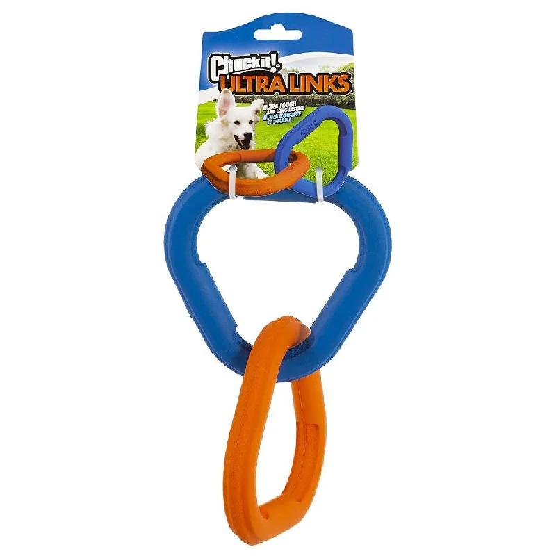 - Natural rubber pet toysChuckit! Ultra Links Dog Chew Toy