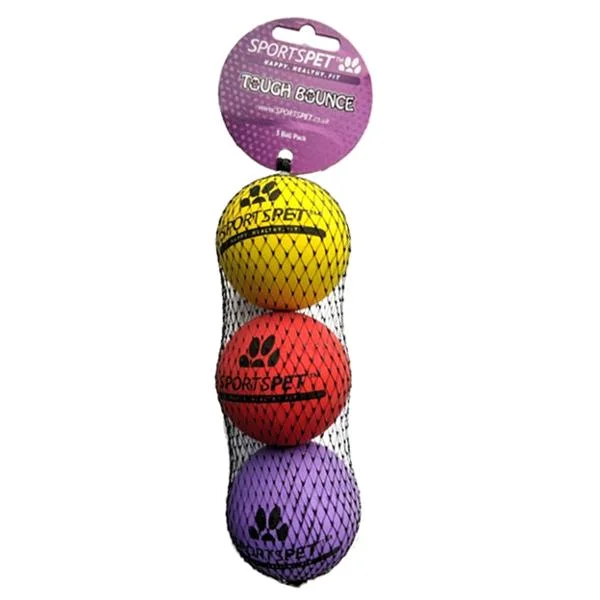 - How to choose pet toysSPORTSPET Tough Bounce Balls Pack of 3