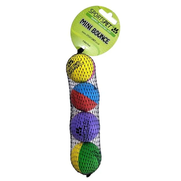 - Brand XX cat toy selectionsSPORTSPET Mini Bounce Balls Pack of 4