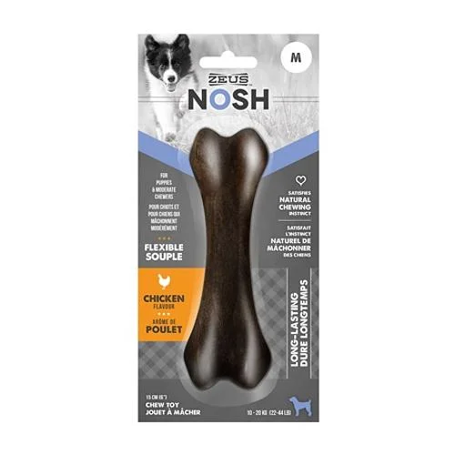 - Dog toy recommendationsZeus NOSH FLEXIBLE Chew Bone Toy Chicken Flavor 2 Sizes