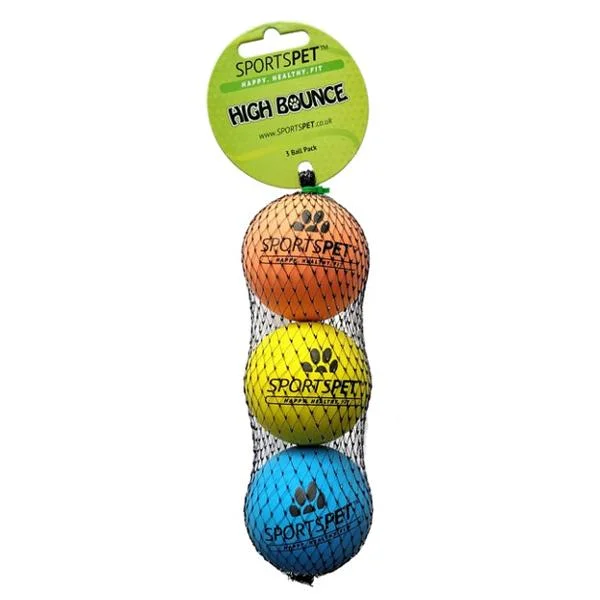 - Pet toy safety reviewsSPORTSPET High Bounce Balls Pack of 3