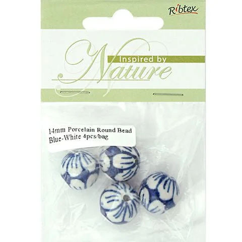 - Remote interactive pet feeder . **Dog traction rope is automatically retractable**Round Porcelain Blue/White Beads 14mm 4Pk BD016