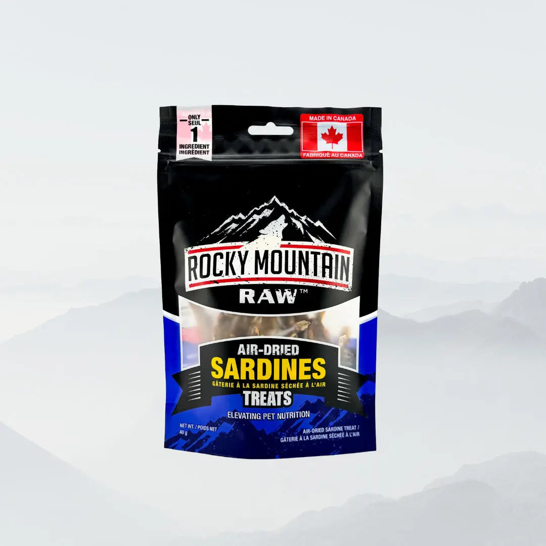 Rocky Mountain Raw Air Dried Sardines Pet Treats 1.4 oz
