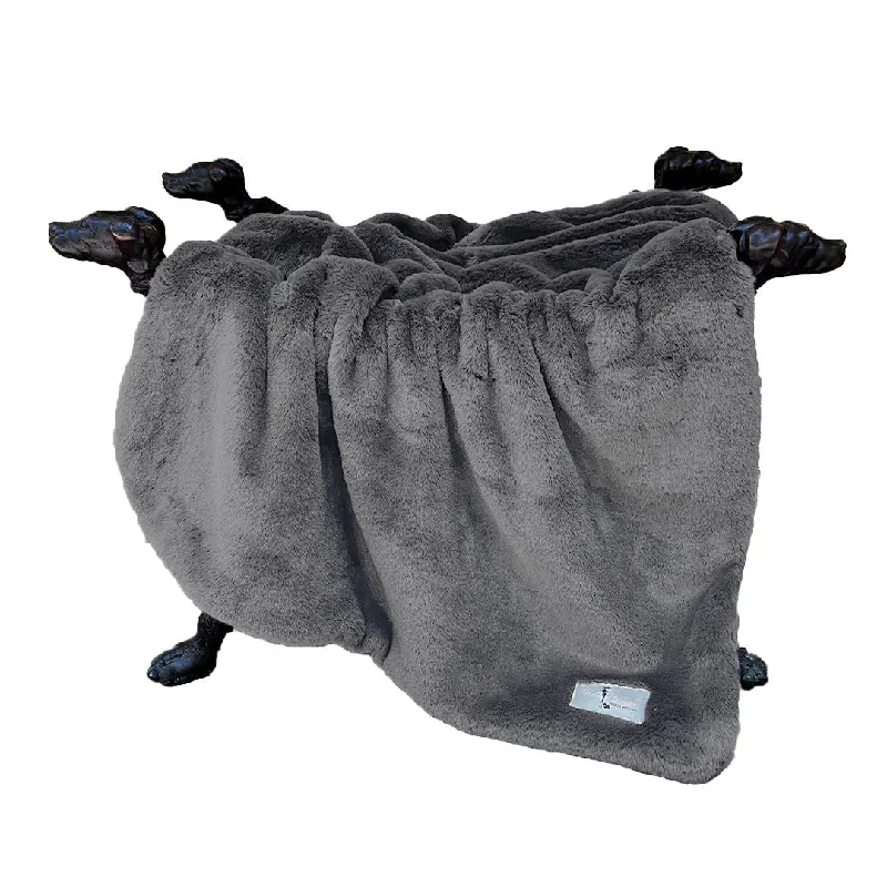 Pet birthday party clothesBig Baby Dog Blanket Pewter