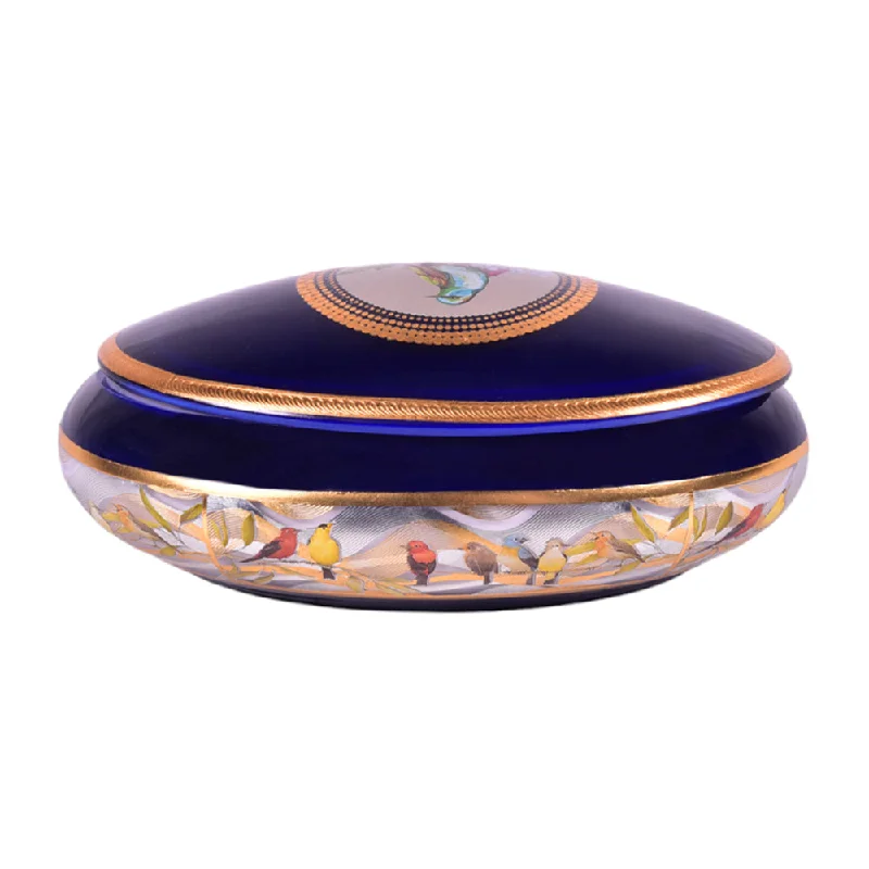 BOWL CANDY CRYSTAL BRASS IR MS-A165 JSLT023-629