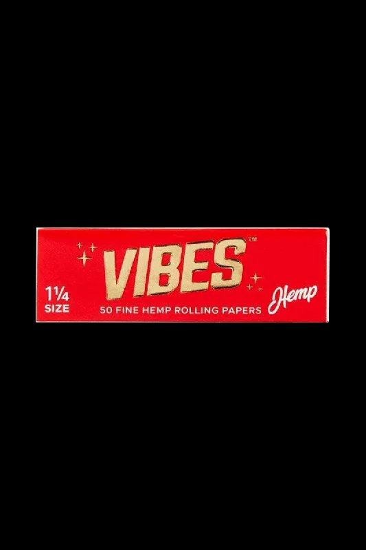 VIBES 1 ¼ Hemp Rolling Papers - 1 - 5 - 50 Pack
