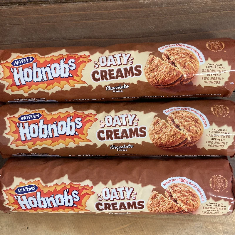 3x McVities Hobnobs Chocolate Cream Biscuits (3x160g)