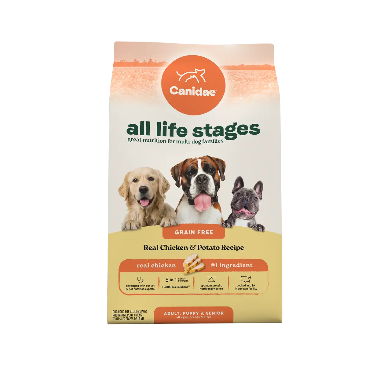 All Life Stages Dry Dog Food, Real Chicken & Potato Recipe