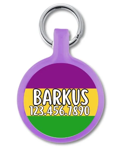 Mardi Gras Color ID Tag
