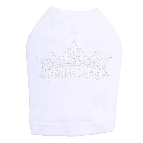 Crown Princess Rhinestone Dog Tank