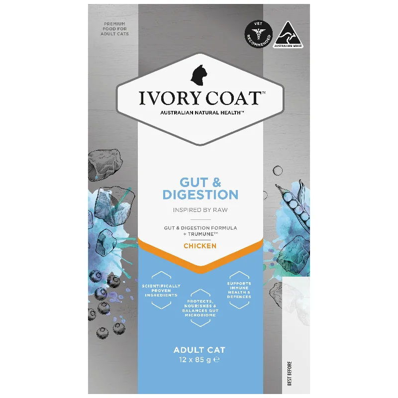    - Royal Canin cat food recommendations  Ivory Coat Inspired by Raw Gut & Digestion Cat Formula (12 x 85g)