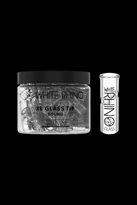 White Rhino XL Glass Tip 40ct Display – Round