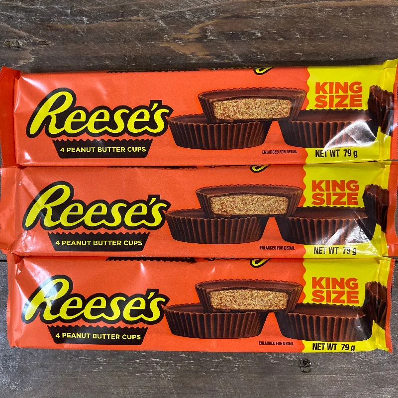 12x Reeses King Size Peanut Butter Cups (3 Packs of 4 Cups)