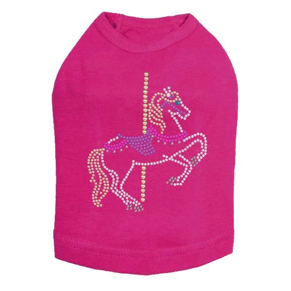 Carousel Rhinestone Dog Tank
