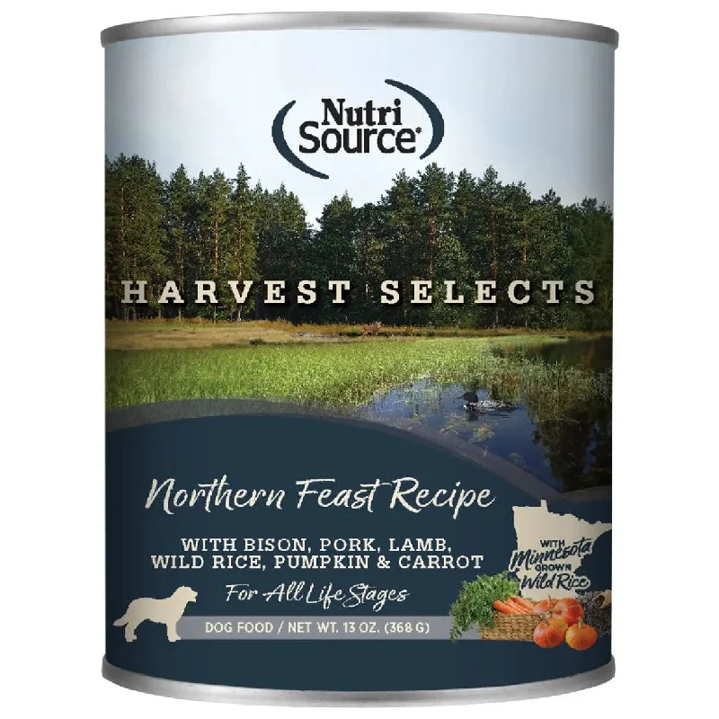 NutriSource Harvest Selects Canned Dog Food 12ea/13 oz