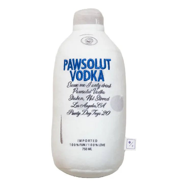 Pawsolut Vodka Plush Dog Toy