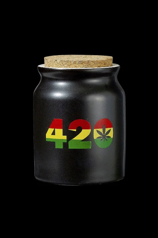 Roast & Toast 420 Rasta Stash Jar