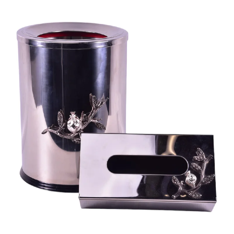 DUSTBIN SET ORCHID WB-933