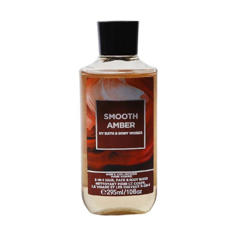 BBW SMOOTH AMBER MENS 3IN1 SHOWER GEL 295ML