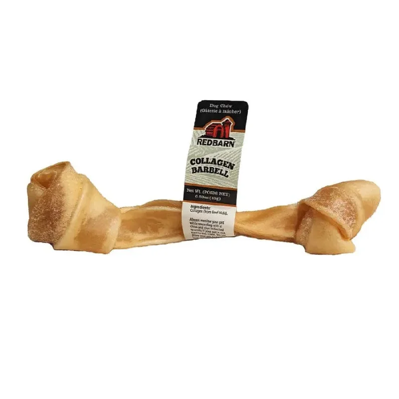 Redbarn Pet Products Collagen Barbell Dog Treat