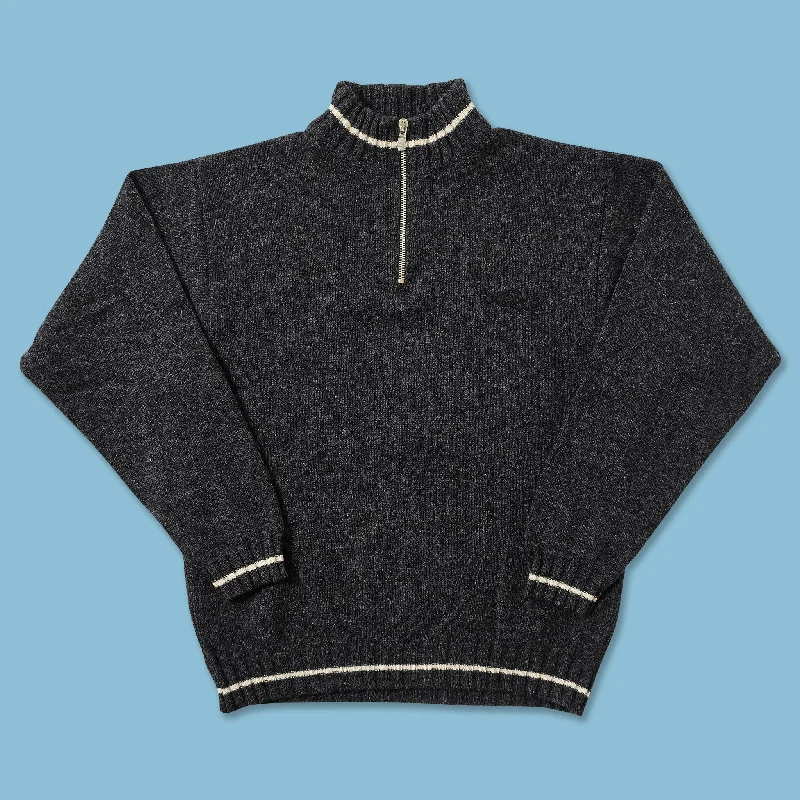 Vintage Levis Q-Zip Knit Sweater Small