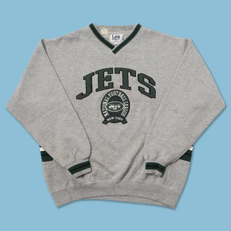Vintage New York Jets V-Neck Sweater Medium