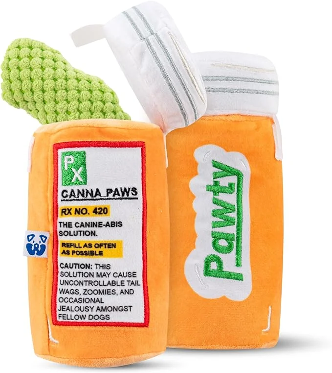 Weed Canister Dog Toy