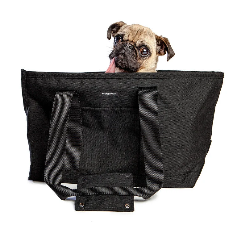 Cordura Zipper Tote in Black (Made in the USA) (Direct Ship)
