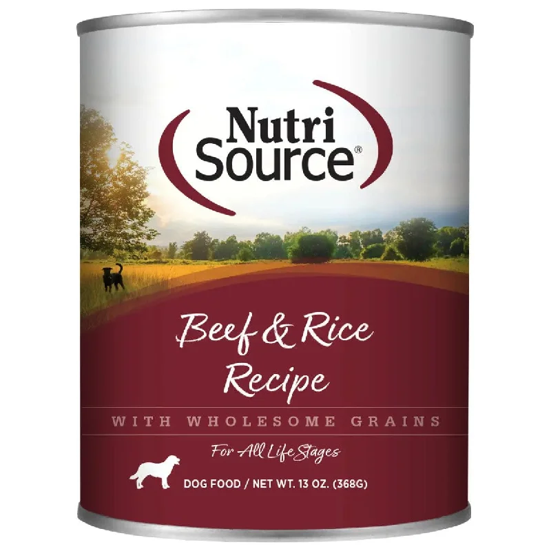 NutriSource Canned Dog Food 12ea/13 oz
