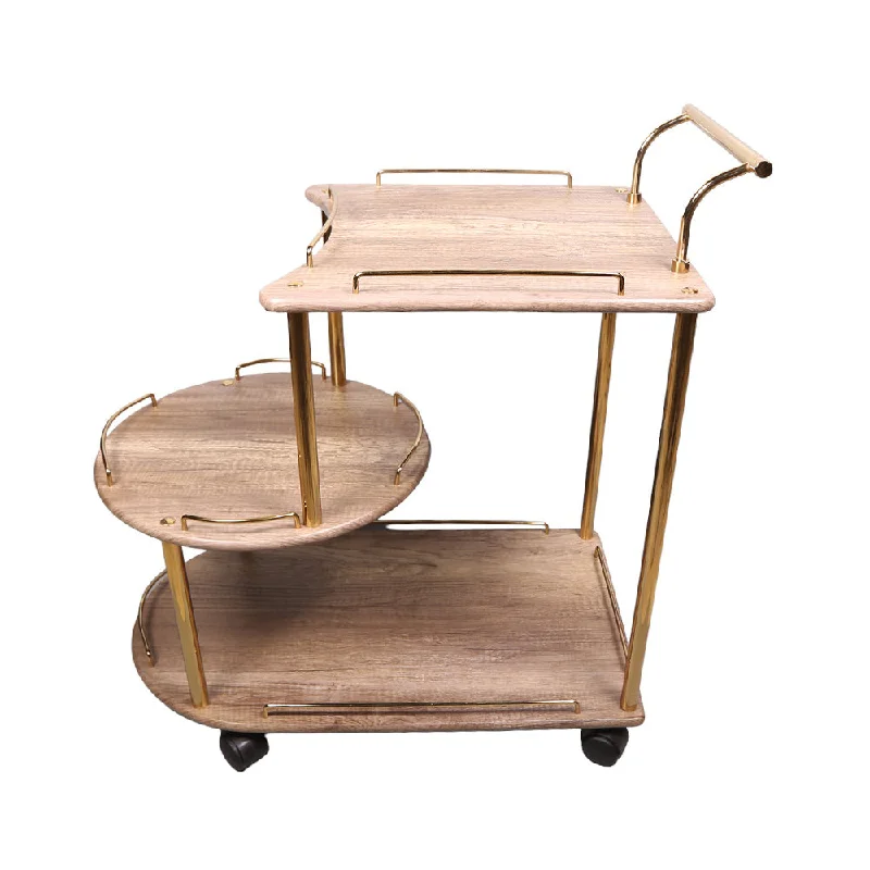 Baggi Tea Trolley Khahi Golden