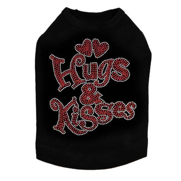 Hugs And Kisses Rhinestone Dog Tank
