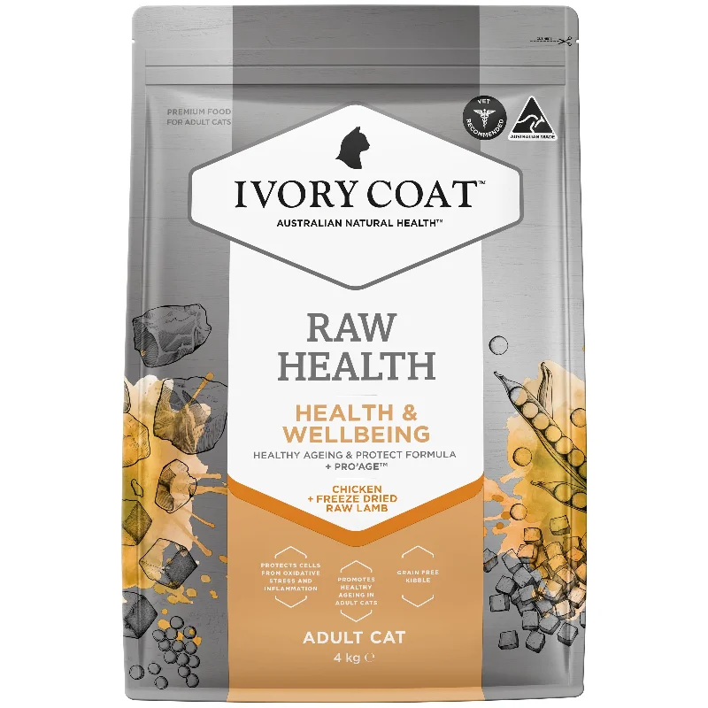  . **Ingredient-Related**  Ivory Coat Raw Health Cat Dry Food Health & Wellbeing 4kg