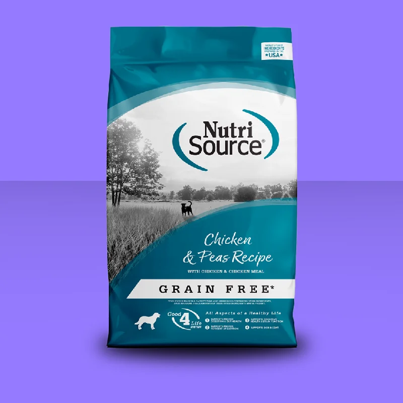 - Dog food nutritional analysisNutrisource GF Chicken & Pea 26#
