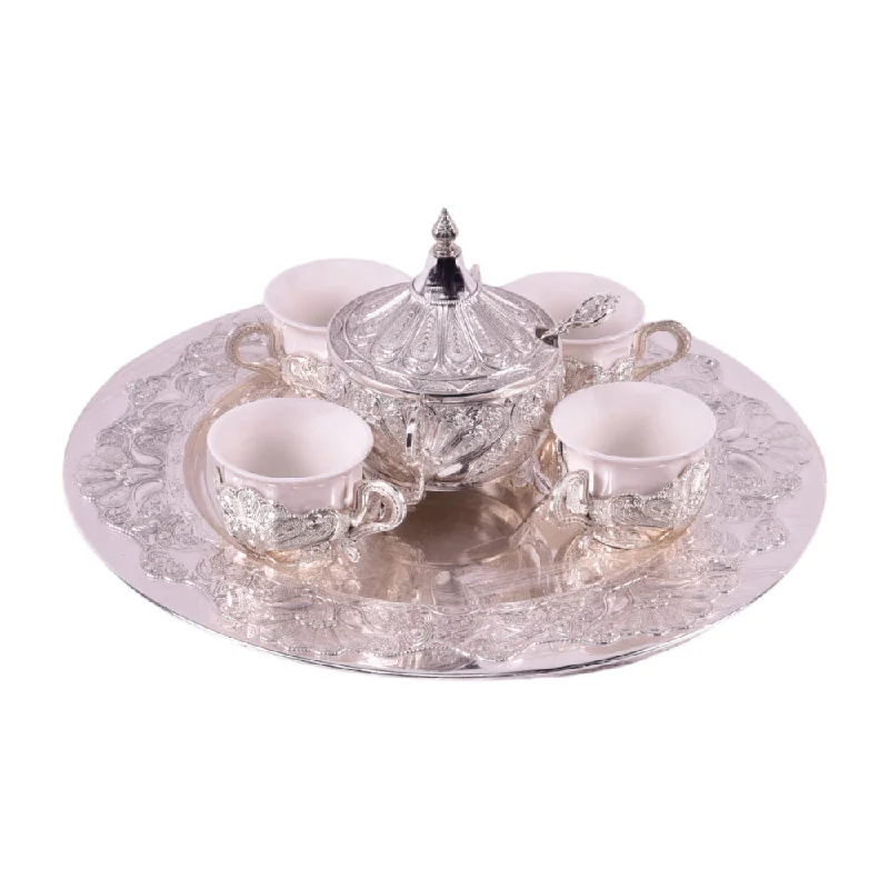 CUP SET 8PC ORCHID TA1409 BASIC