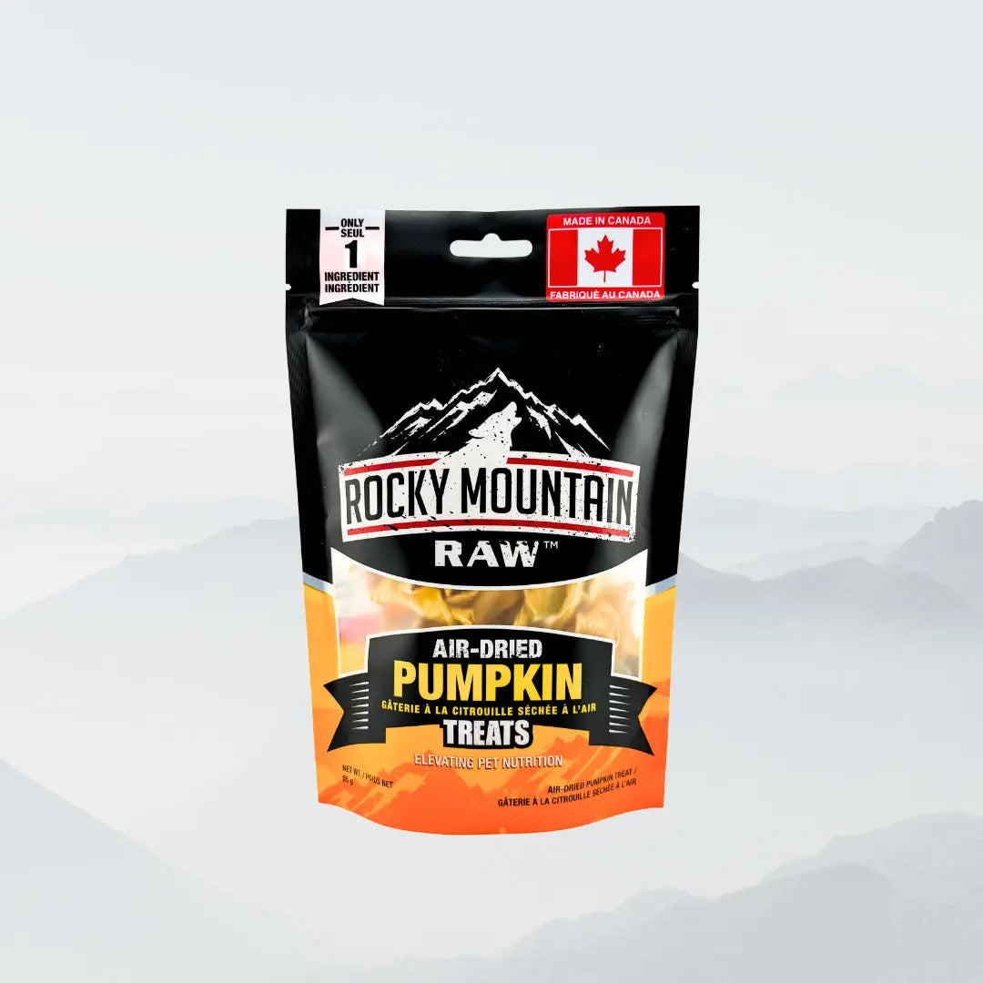 Rocky Mountain Raw Vegan Air-Dried Pumpkin Pet Treats 1.94 oz