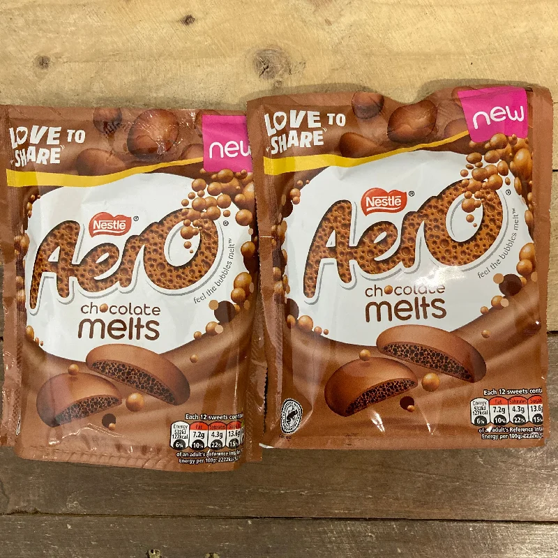 3x Aero Melts Milk Chocolate Sharing Bags (3x92g)