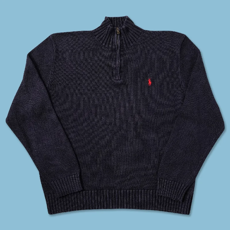 Polo Ralph Lauren Q-Zip Knit Sweater Large