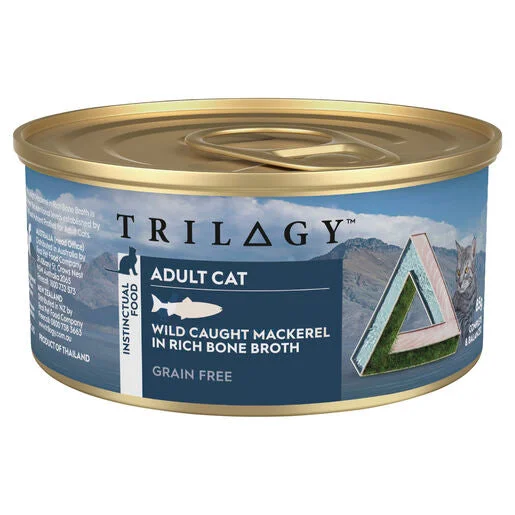 - Chicken flavor cat food Trilogy™ Adult Wet Cat Food Wild Caught Mackerel In Bone Broth 85g - Chicken flavor cat food Trilogy™ Adult Wet Cat Food Wild Caught Mackerel In Bone Broth 85g