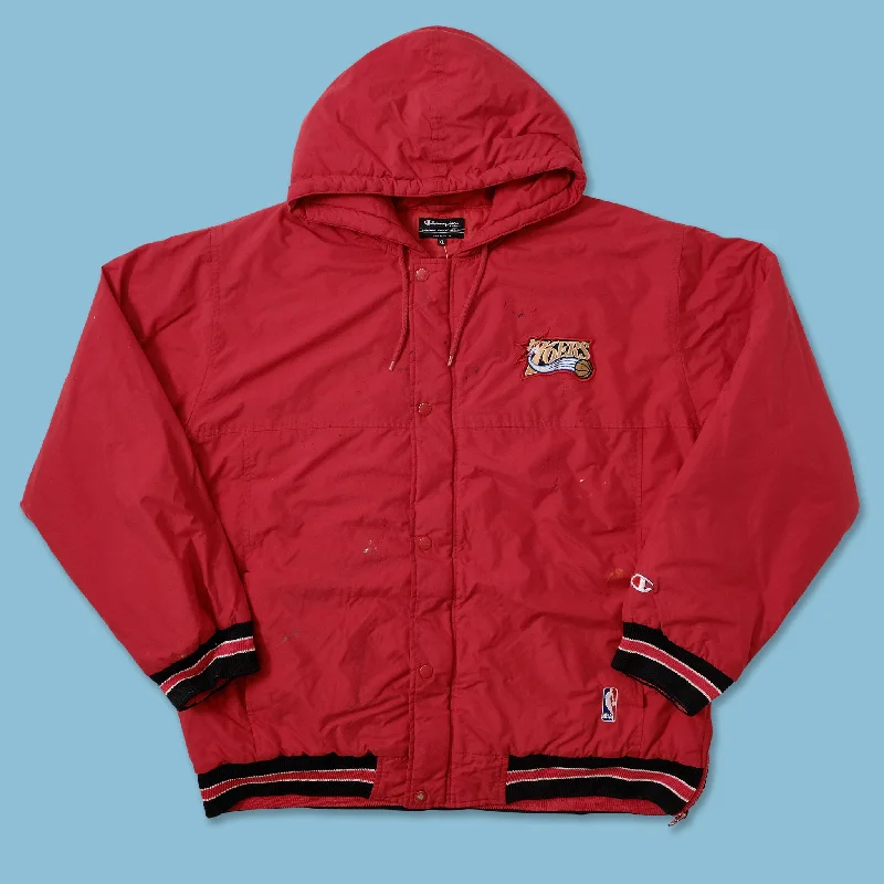 Vintage Champion Philadelphia 76ers Jacket XLarge
