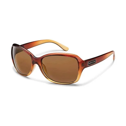 Suncloud Optics Mosiac Sunglasses Brown Dark/Brown - Case Sunglasses