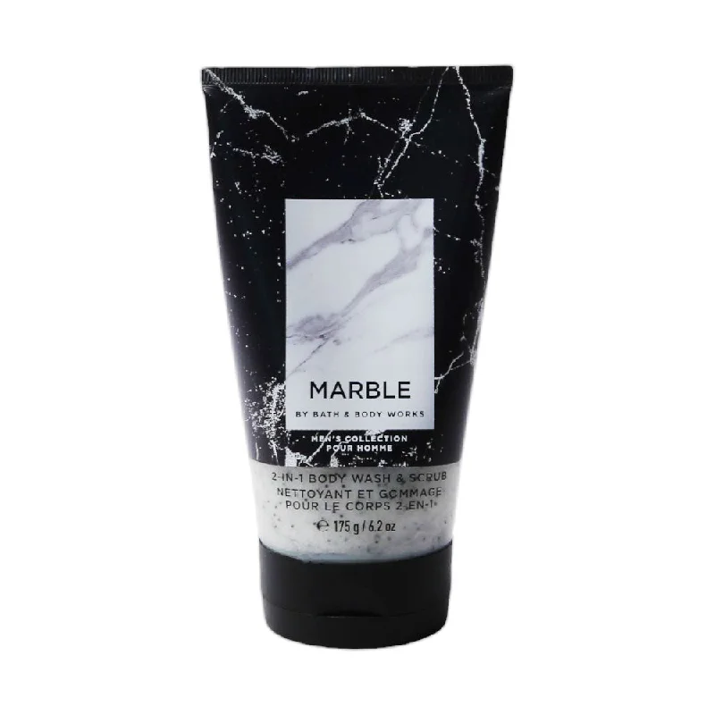BBW MARBLE 2 IN 1 BODY WASH & SCRUB 175G