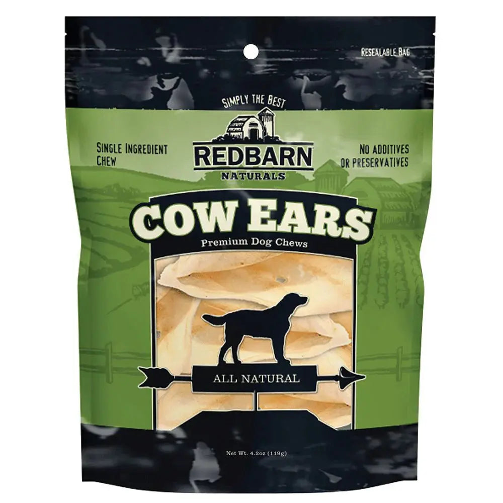 Redbarn Pet Products Cow Ear Chewy Dog Treat 10 Pack