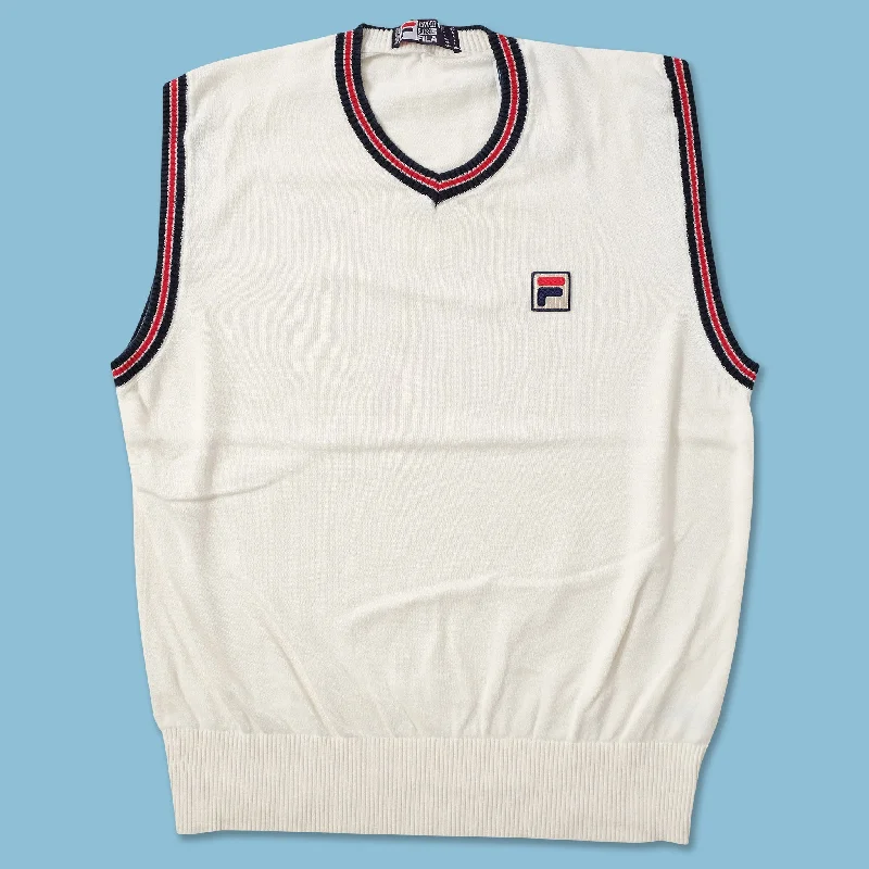 Vintage Fila Sweater Vest Large