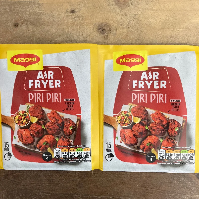3x Maggi Air Fryer Piri Piri Recipe Mix Packs (3x27g)