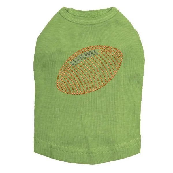 Football Rhinestone Dog Tank