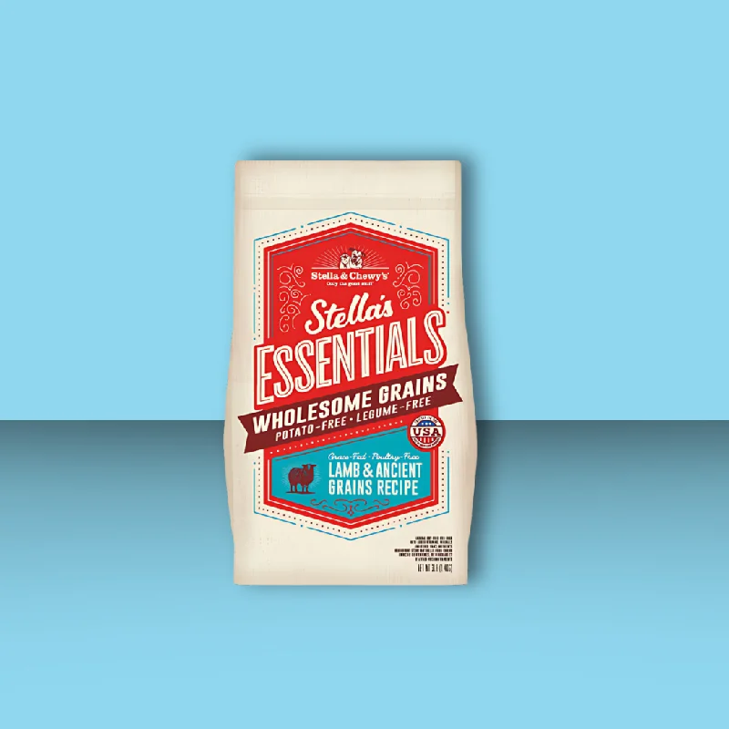- Special food for senior dogsStella & Chewy's Essentials Lamb & Ancient Grains 3# S