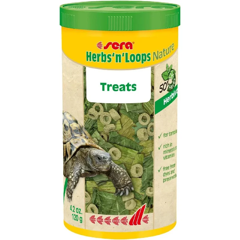 sera Herbs'n'Loops Nature Tortoise Food 4.2 Oz.